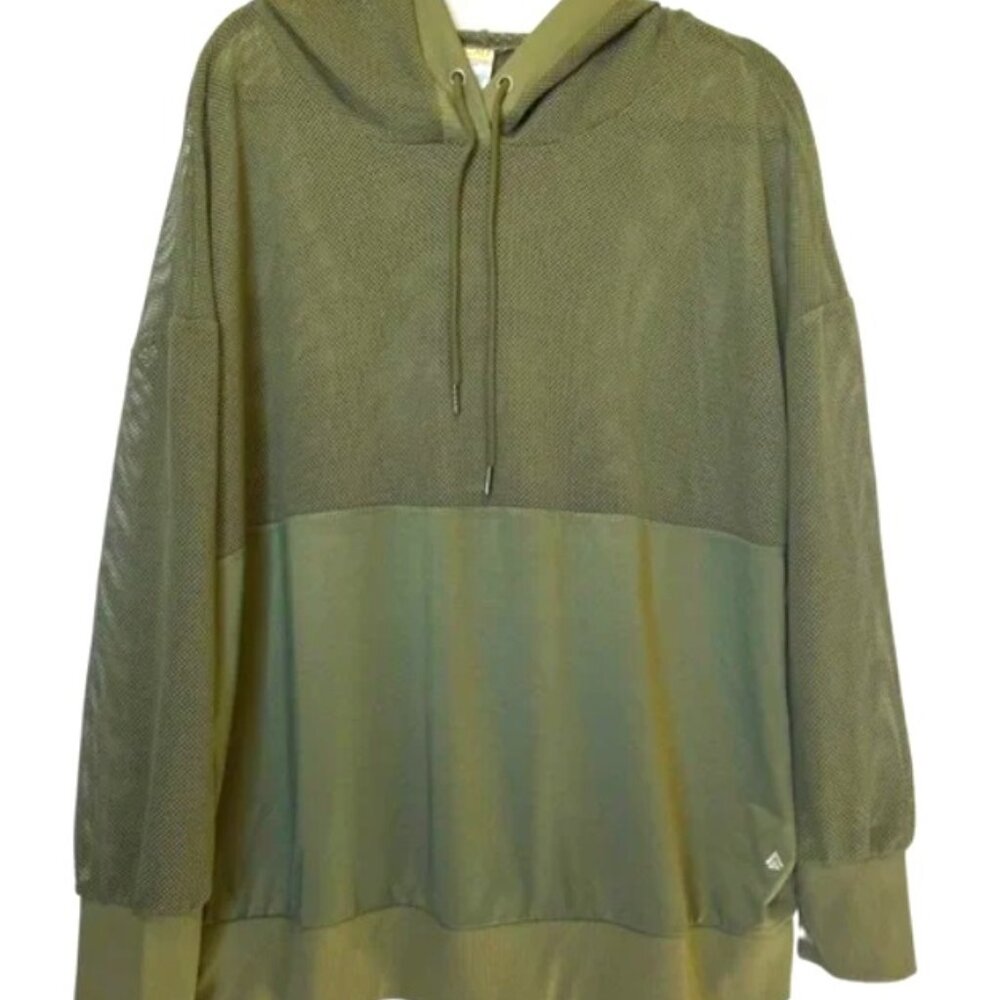 Cali Sport + Mesh olive green Size L hooded Jacket